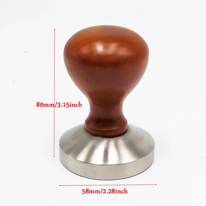 tamper Кувшин и кофе тянуть цветок плесень и латте искусство ручка 58 мм сталь кофе трамбовка с 12 унций вспенивания 4 шт. кофе аксессуары - Цвет: tamper