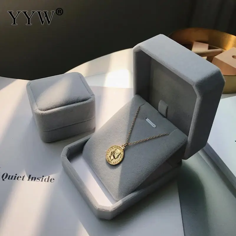 Бархатная шкатулка для серег 1 шт. ювелирных изделий модная свадебная Подарочная