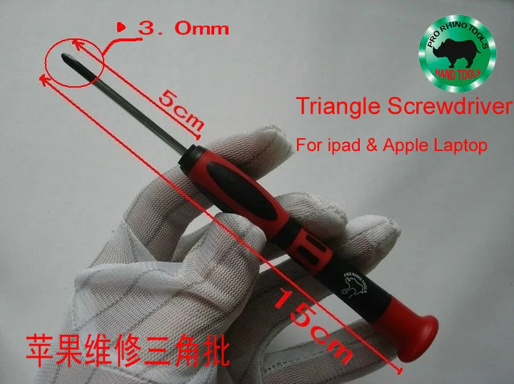 

Japan RHINO DT-1 Triangle Screwdriver High Carbon Steel Magnetic Precision 3.0*50*150mm For Repairing Ipad & Apple Laptop