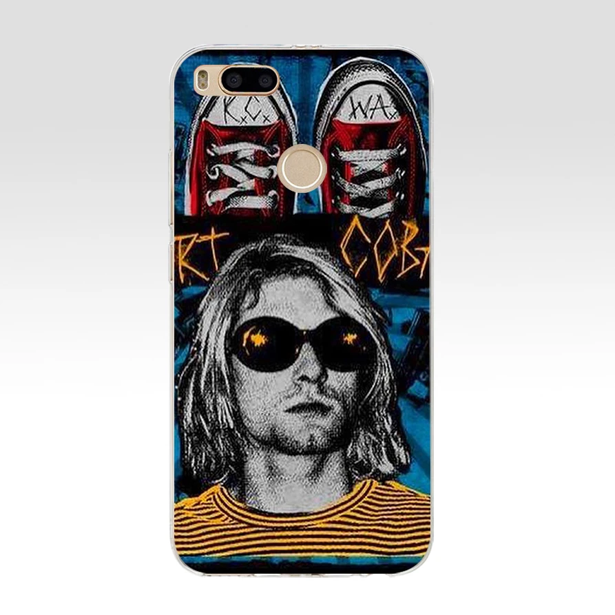 228AQ Nirvana Kurt Cobain Silicone Soft Tpu Cover phone Case for xiaomi redmi 4a 6a 4x note 5a pro mi a1 | Мобильные телефоны и