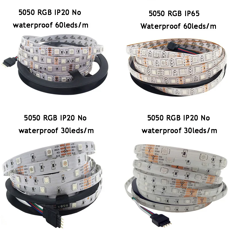 Светодиодная лента RGB GBKOF водонепроницаемая с 60 светодиодами на Рождество 15 м 10 20