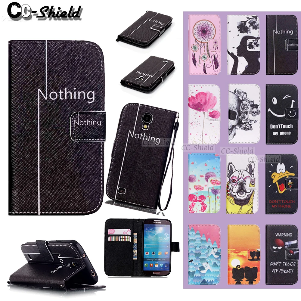 Чехол для смартфона Samsung Galaxy S4 S 4 mini mini/S4mini Duos I9192 GT i9190 i9192 кожаный чехол Бумажник
