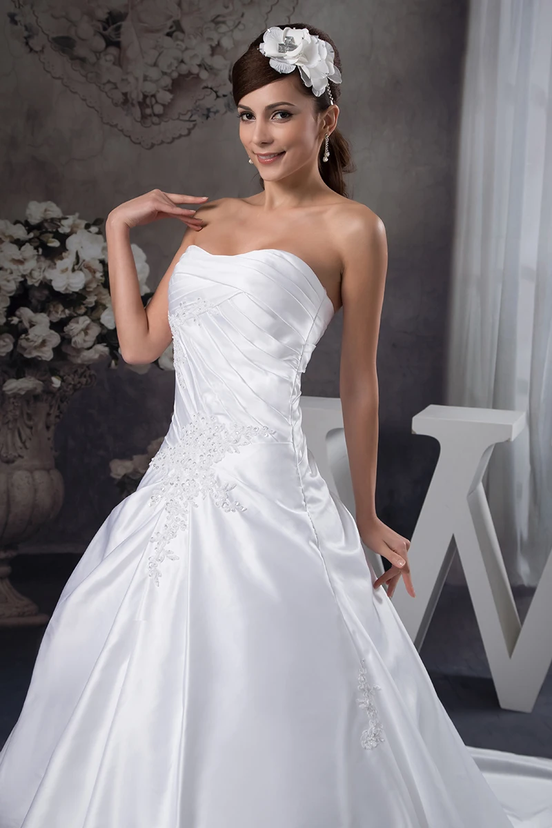 Белые женские свадебные Сатиновые туфли платья размера плюс 2021 свадебное платье