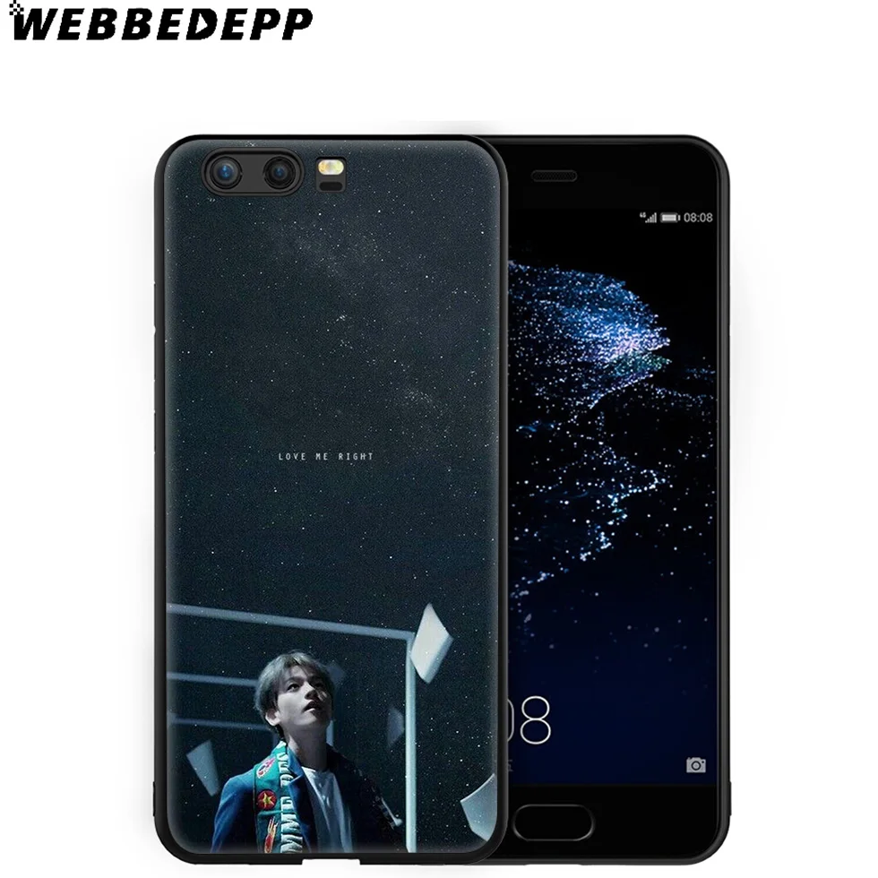 WEBBEDEPP Baekhyun EXO Soft Case for Huawei P8 P9 P10 P20 P30 Lite Pro P Smart Z Plus 2019 Y6 Prime 2018 2017 Mini |