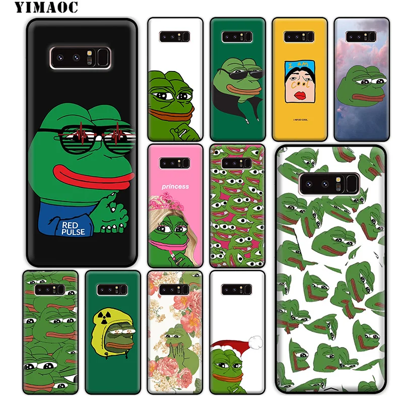 YIMAOC Pepe Смешные лягушки привлекательный мягкий силиконовый чехол для samsung Galaxy Note 10