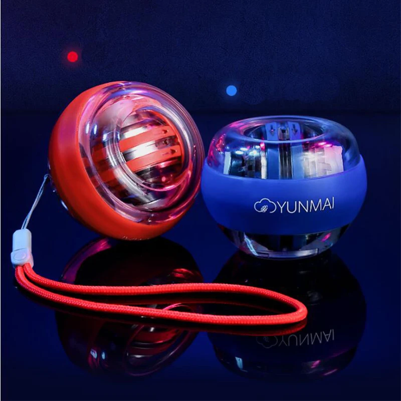 Xiao mi jia yunmai наручный тренажер светодиодный Gyroball эфирный Спиннер Гироскопический