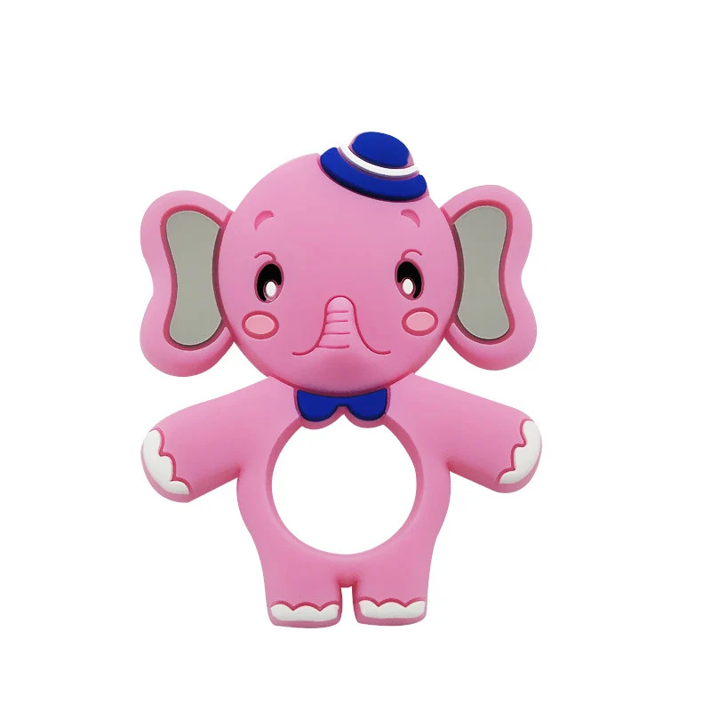 Baby Silicone Teethers BPA Free Teething Toy Animal Dog Koala Owl Elephant Ring Teether | Игрушки и хобби