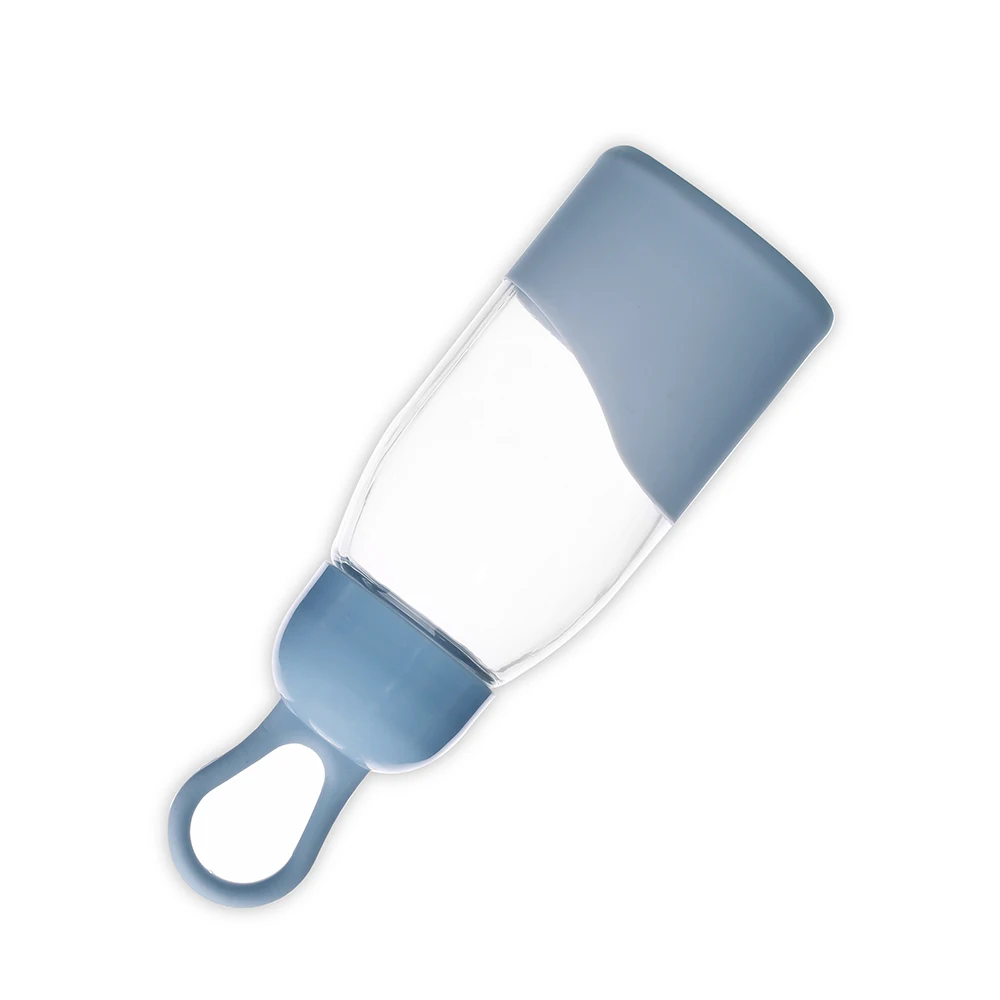 Переносная бутылка для путешествий. Новый дизайн из прозрачного стекла для питья воды и чая.