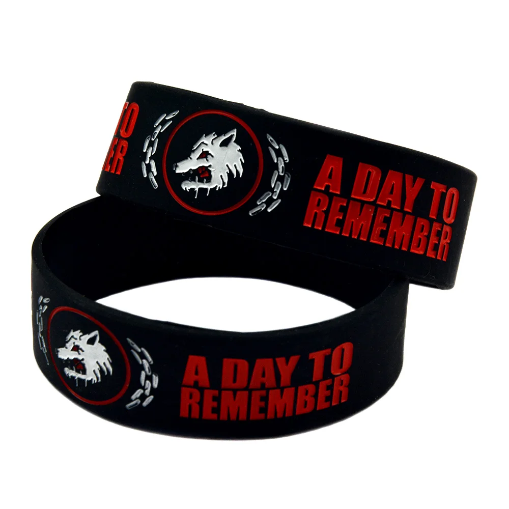 1 шт. A Day To Remember силиконовый браслет ширина дюйм широкий для концерта|Браслеты с