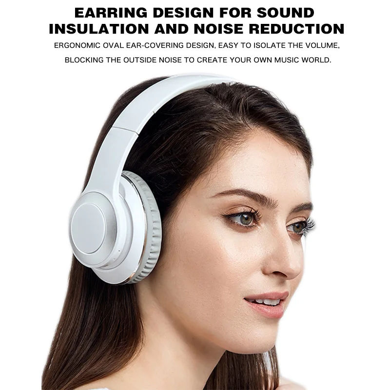 FDBRO Hi-Fi стереонаушники перезаряжаемые беспроводные Bluetooth наушники игровые