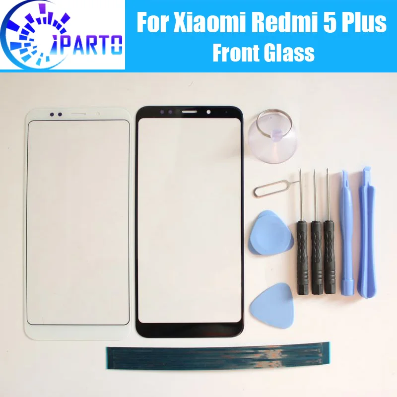 Переднее стекло для Xiaomi Redmi 5 Plus 100% новый сенсорный экран внешнее + Инструменты|screen