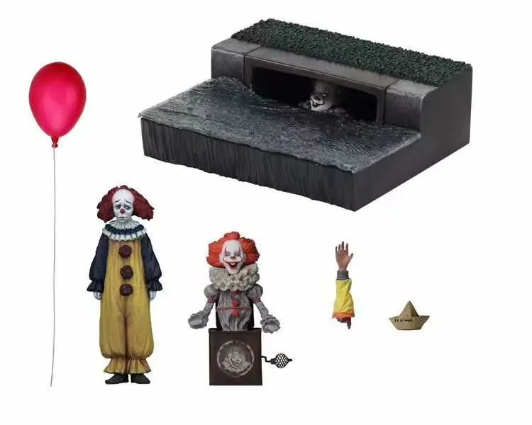 Набор аксессуаров NECA Pennywise 2017 Ultimate Reel игрушки Stephen King ПВХ экшн фигурка