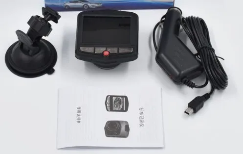 Черный 2," lcd HD 1080P Автомобильная Цифровая видеокамера видеорегистратор ночное видение мини камера DVR тахограф 3B26 - Цвет: Черный