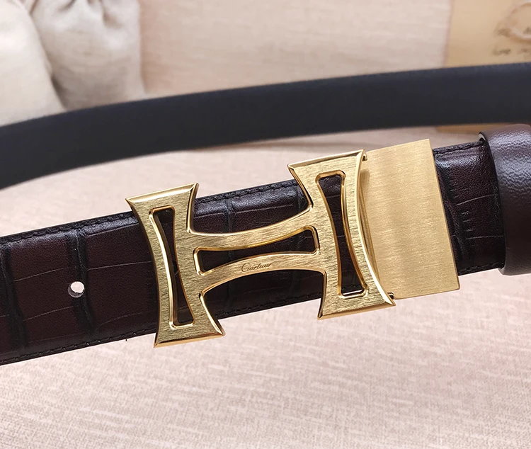 

2023 Ciartuar official store new design belt high quality for men lady genuine leather first layer luxry H buckle free shipping