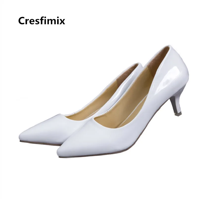 Туфли Cresfimix женские на высоком каблуке удобные повседневные без застежки