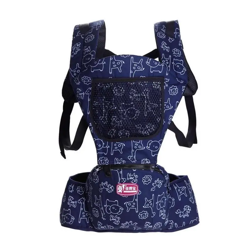 

baby Carrier Hip Seat 2in1 New Design Animal Printing Net Pocket Wrap Infant Rider Shoulders Backpack Sling Toddler Wraps BB0150