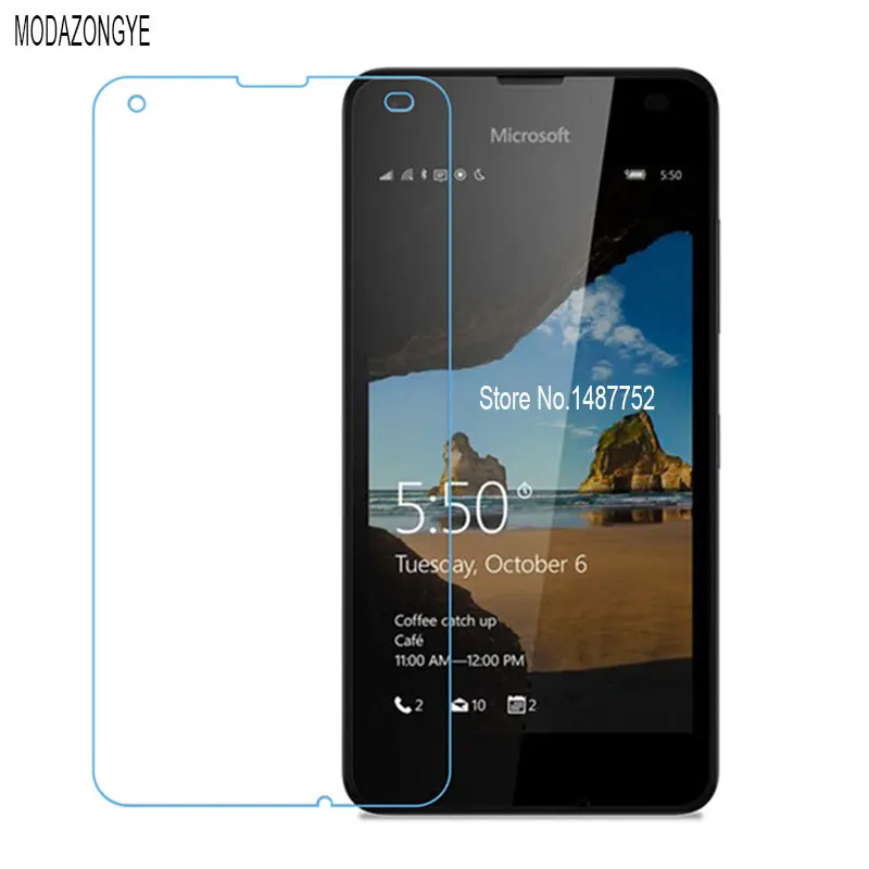 2 шт для закаленного стекла Microsoft Lumia 550 Защита экрана Nokia Защитная пленка MODAZONGYE|screen