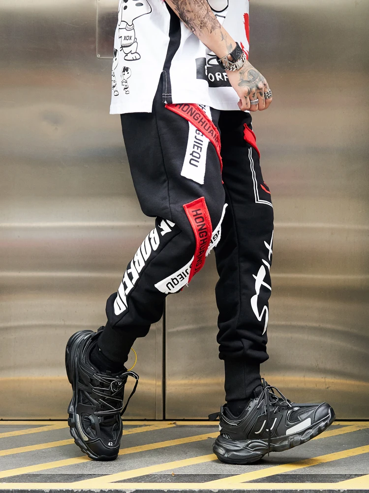 Men's Cargo Harem Pants 2018 Hip Hop Casual Male Tatical Joggers Trousers Fashion Streetwear | Мужская одежда
