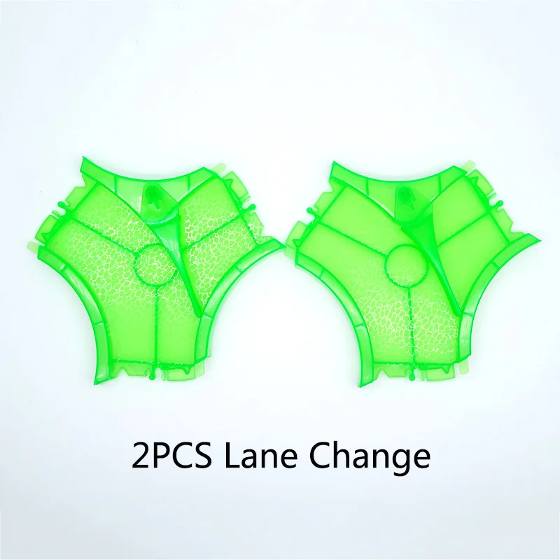 2pcs lane change Светящийся гоночный автомобиль трек Светящиеся в темноте игрушки переулок/туннель/Арка мост автомобиль набор изгиб гибкие автомобили игрушки для детей Brinquedos - Цвет: 2pcs lane change
