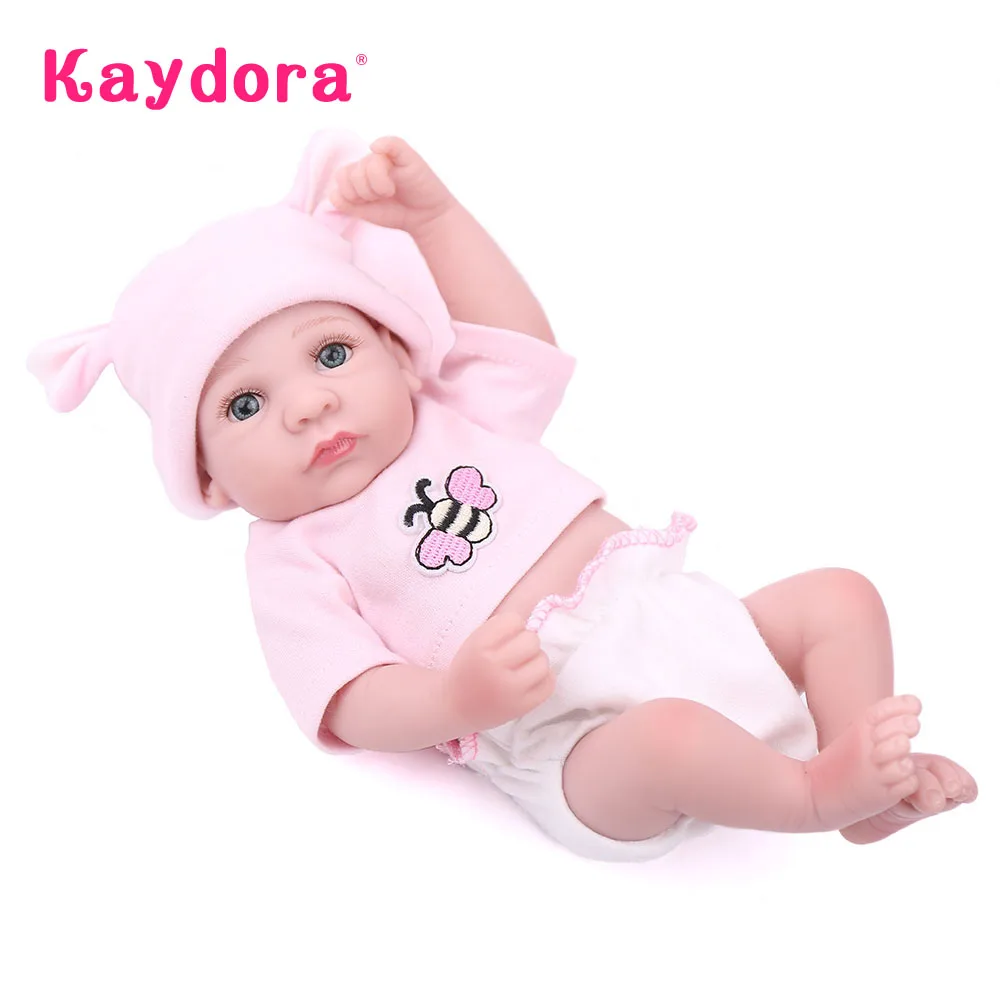 Kaydora 25 см реалистичные Мини Куклы ручная работа Кукла Reborn Bebe куклы bebe reborn silicone lol