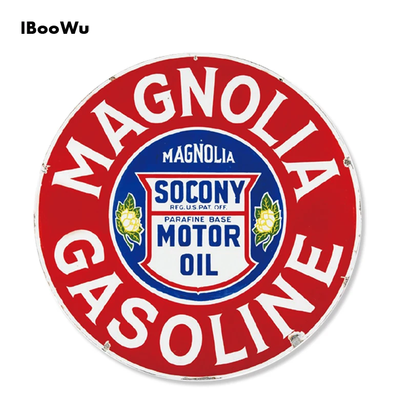 Потертый шик моторное масло ретро-плакат Texaco Shell автомобиль металлический плакат оловянный знак для бара паба для бензина и газа гаража Настенный декор круглая пластина