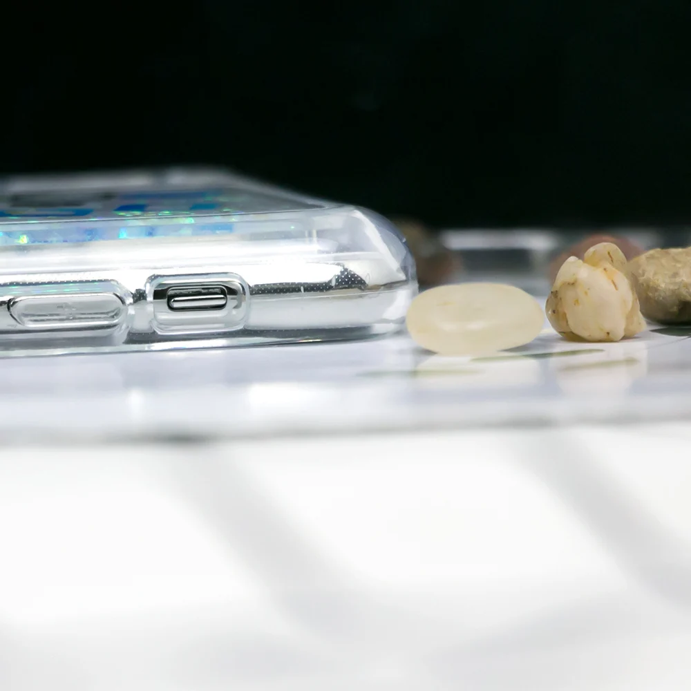 KISSCASE прозрачный зыбучий песок чехол для iPhone X XS Max XR блестящее приложение
