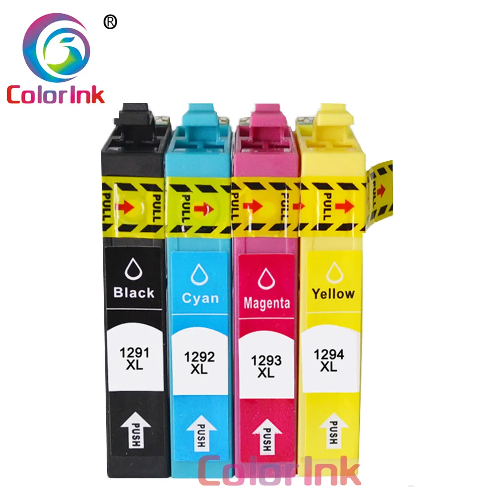Цветной чернильный картридж 8PK 12XL для Epson T1291 T 1291 12 XL Stylus SX420W SX425W SX525WD SX230 |