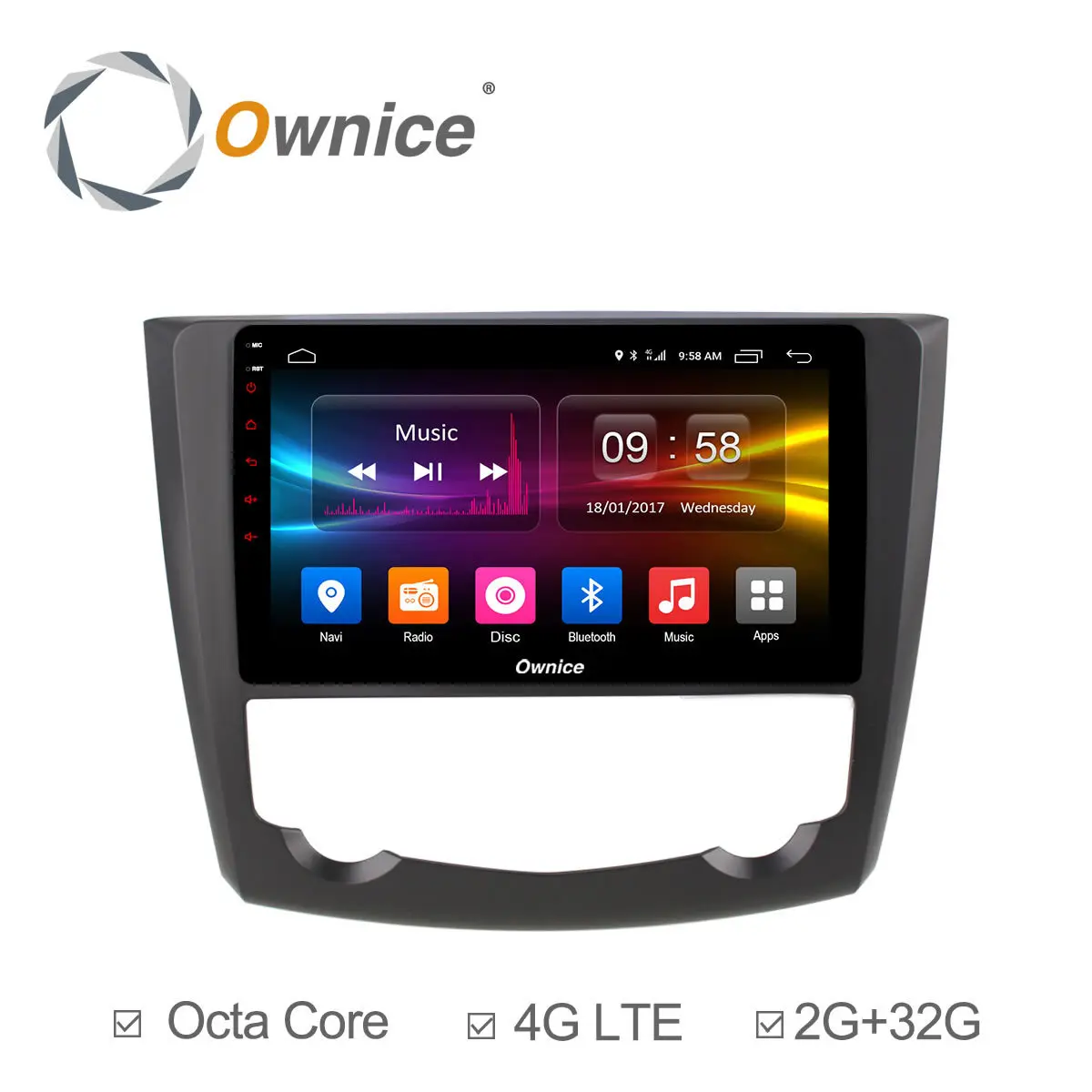 Ownice C500 + Octa core Android 6.0 32 г Встроенная память dvd плеер GPS аудио навигации для Renault kadjar