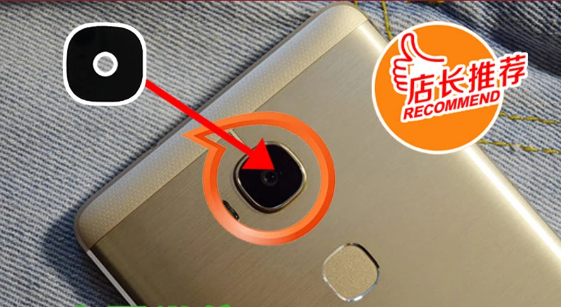 

100% Ymitn New Housing Back Camera Lens Cover with Adhesive Replacement for HuaWei honor play 5X 5C KIW-TL00 AL10
