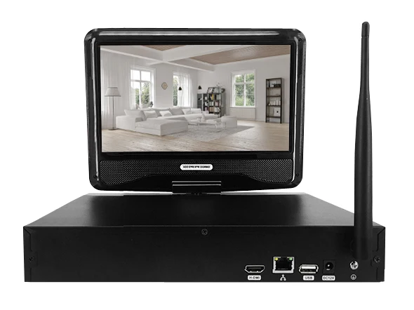 CCDCAM 4CH Wifi NVR Kit 1.0MP система безопасности 960P IP камера с 10 дюймовым экраном NVR|wifi ip