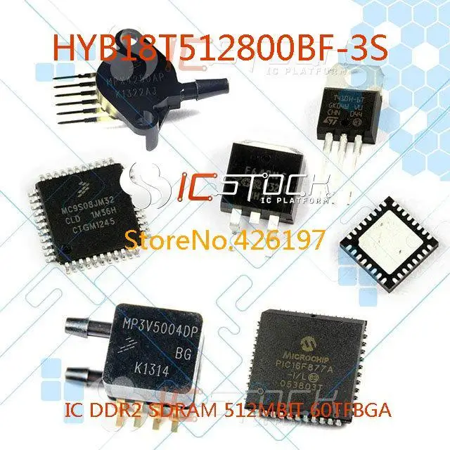 Бесплатная Доставка HYB18T512800BF-3S IC DDR2 SDRAM 512 МБ 60 TFBGA 18T512800 HYB18T512800 1 ШТ. |