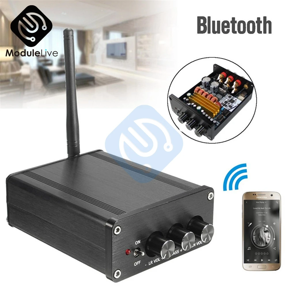 Новая плата цифрового усилителя 2*50 Вт + 100 Mini TPA3116 2 1 CRS 4 0 Bluetooth Class D | Инструменты