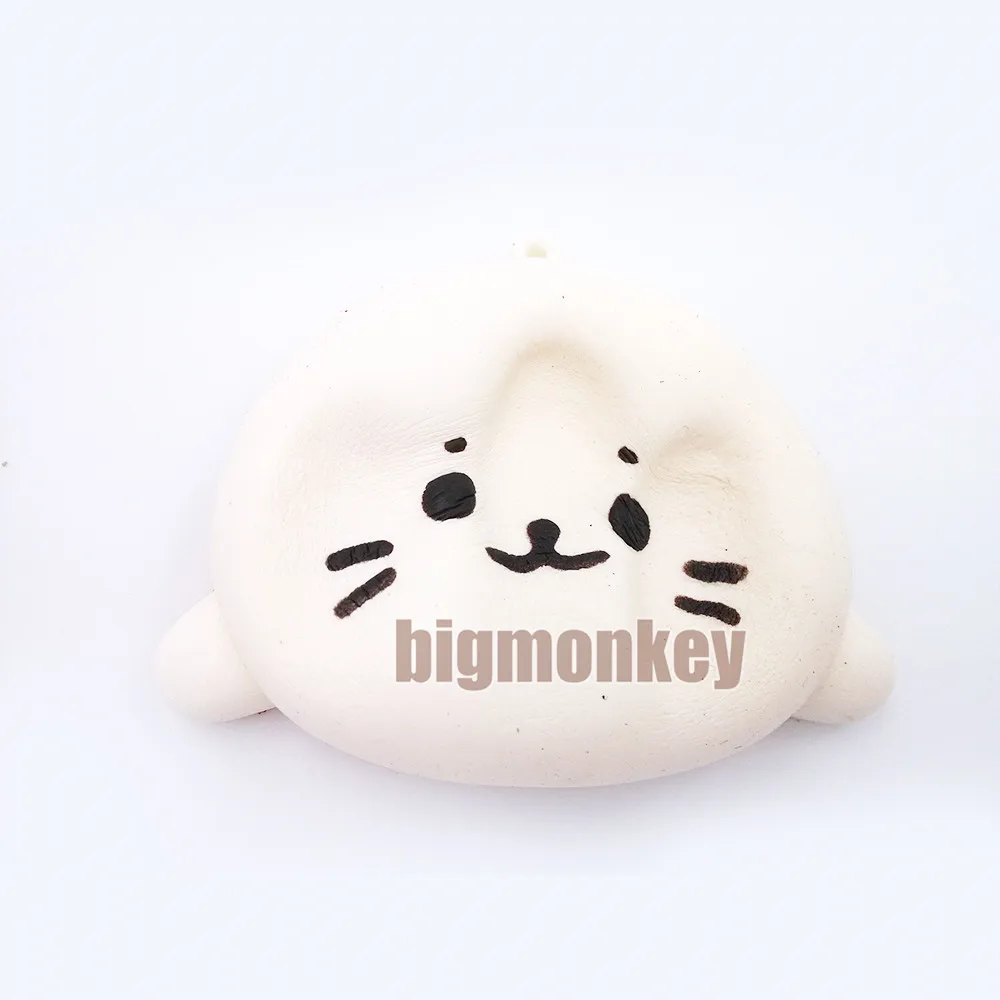 Новый медленно поднимающийся 8*5*4 см DIY PU милый водный Кот уплотнения мягкие