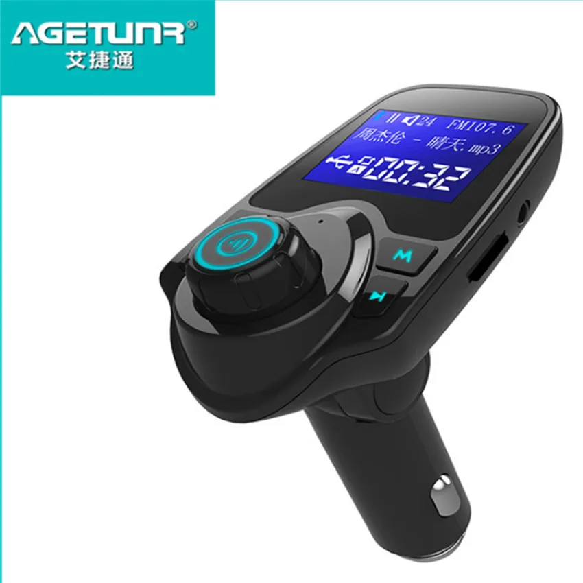 AGETUNR T11 Handsfree Bluetooth автомобильный комплект fm передатчик модулятор MP3 музыкальный