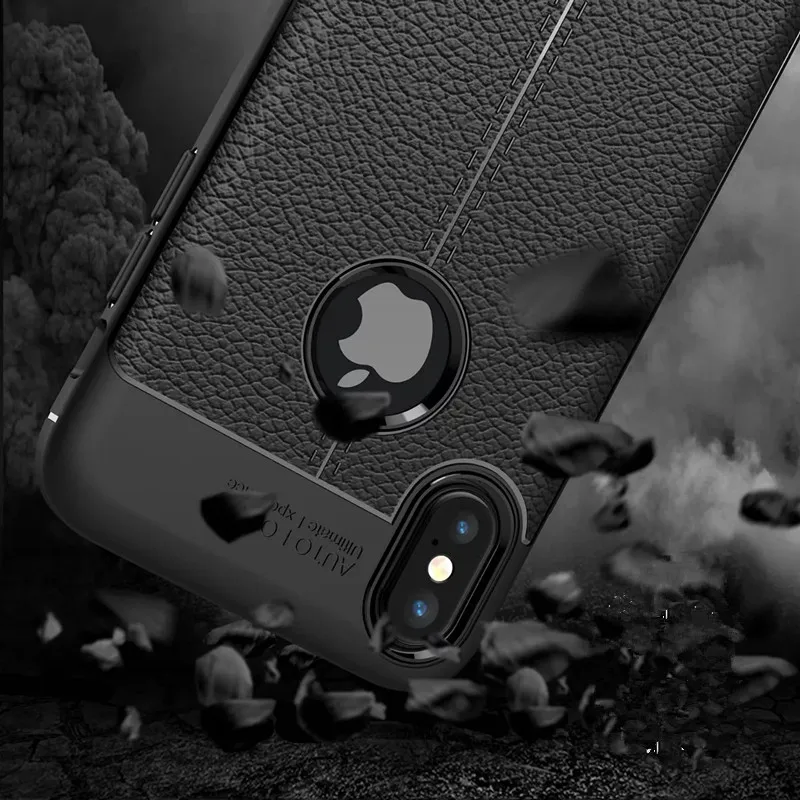 luxury Soft Silicone Leather Back cover for iPhone 11 pro XR XS Max With Magnetic Car Holder Case 7 8 6 6S Plus case |
