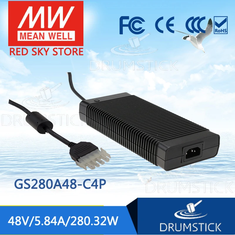 MEAN WELL GS280A48 C4P 48В 5.84A meanwell GS280A 280 32 Вт AC DC промышленный адаптер|ac-dc 48v|48v meanwellmeanwell 48v |