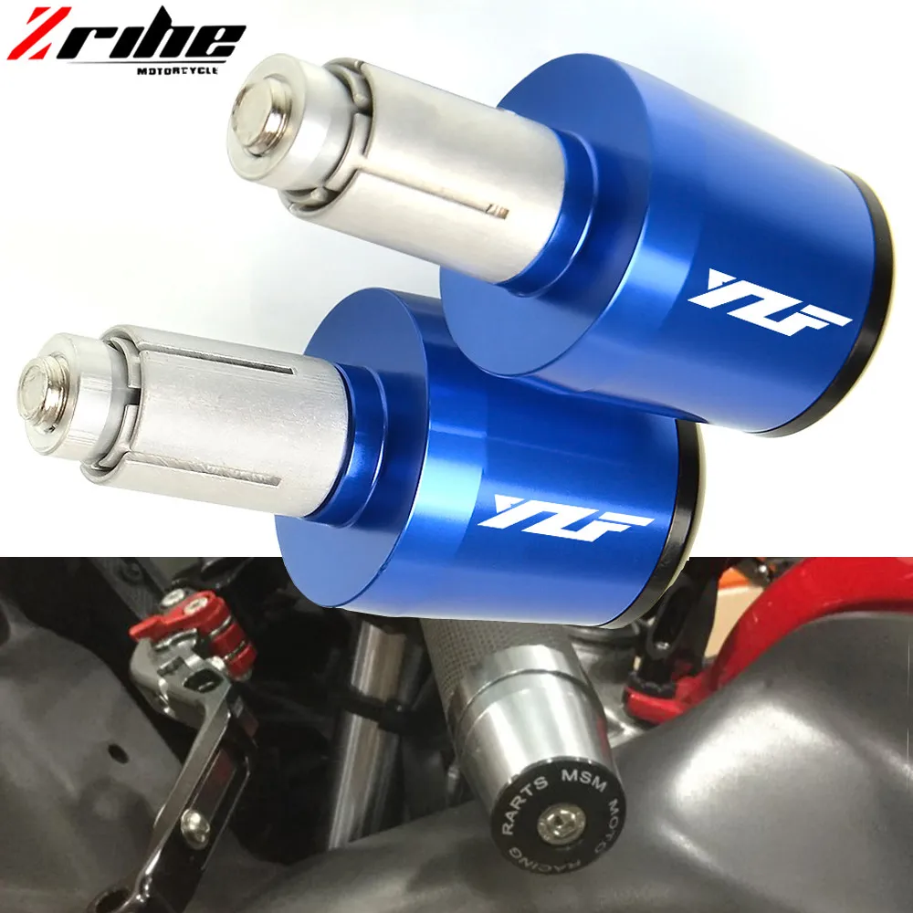 CNC 22 мм мотоциклетные ручки крышка руля заглушки для Yamaha YZF R1 R6 YZFR6 R125 YZFR15 R25 R3|Ручки