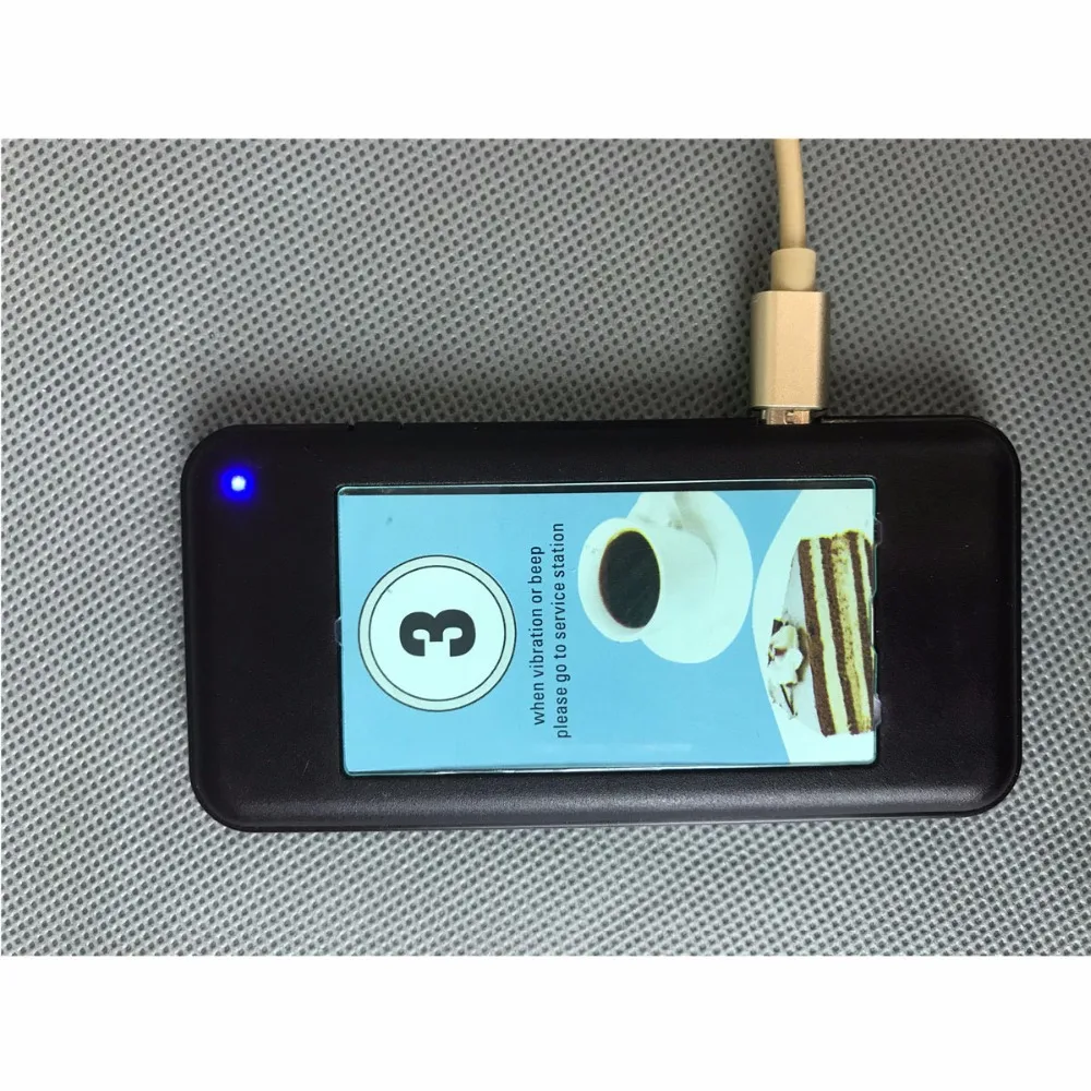 Беспроводной персональный настольный номер вызова зуммер Ресторан coaster пейджер