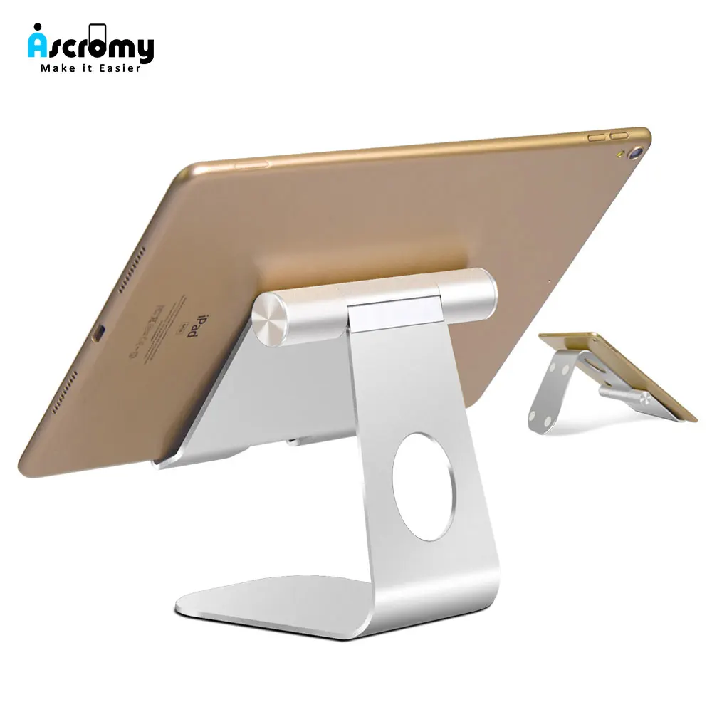 Держатель планшета Ascromy Гибкая алюминиевая подставка для iPad Pro 11 10,5 9,7 iPadpro Kindle samsung Tab iPhone XS Max XR кровать док-станция