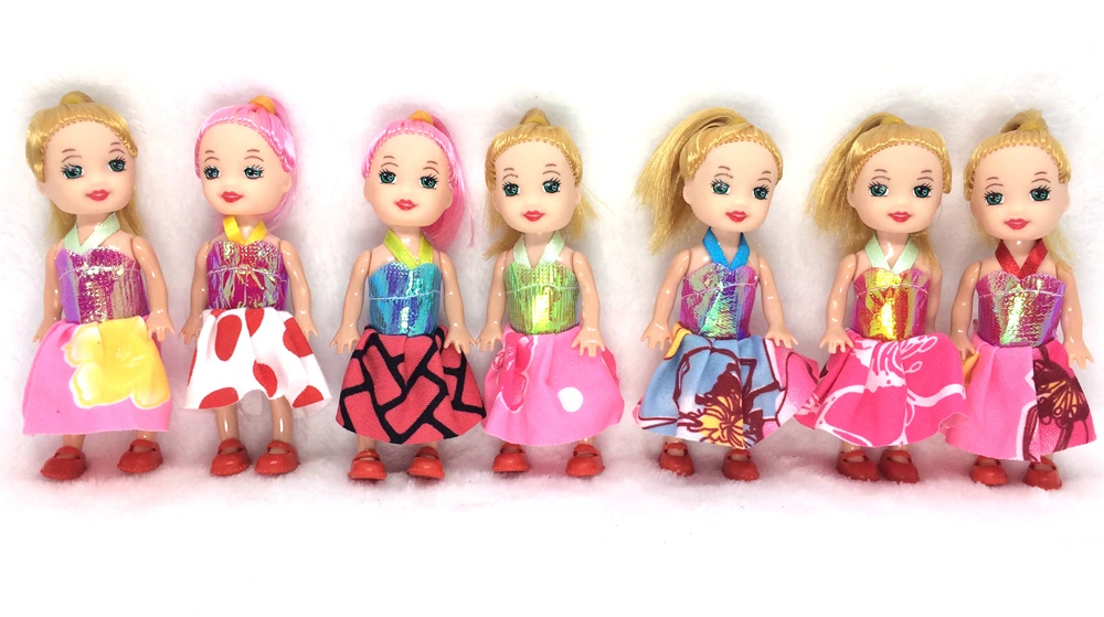 1 шт. Мини кукла Келли с одеждой и обувью 10 см | Игрушки хобби