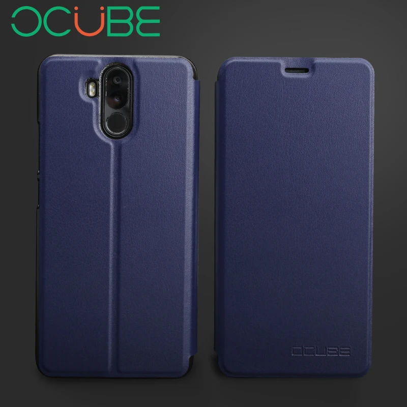 Роскошный кожаный чехол ocube Ulefone Power 3/3s Специальный защитный чехол-книжка с