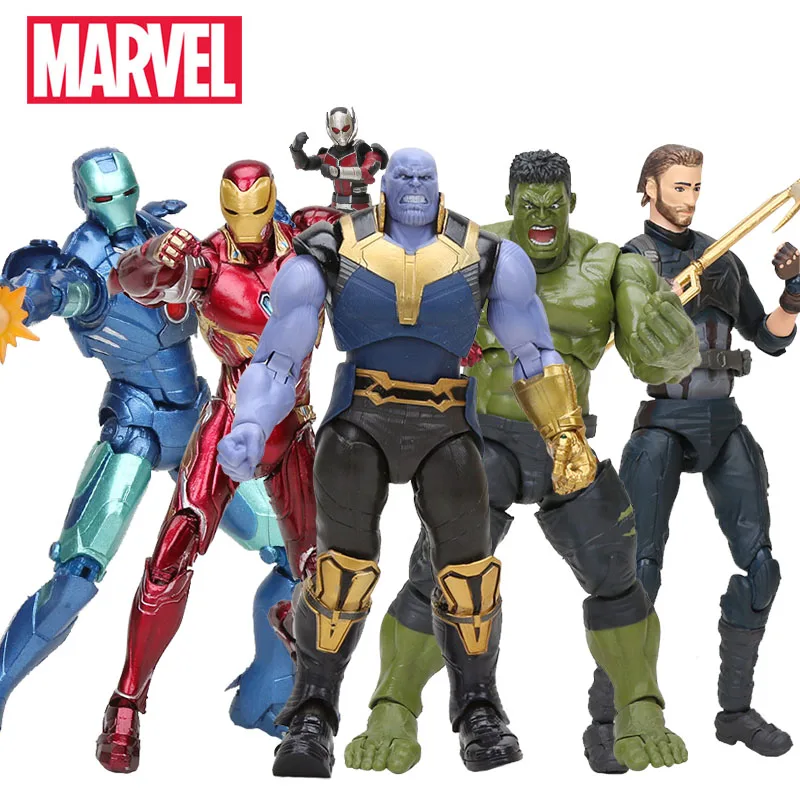 18 см игрушки Marvel танос ПВХ фигурка Мстители 3 Бесконечная война фигурка Коллекционная модель куклы игрушка подвижная фигурка