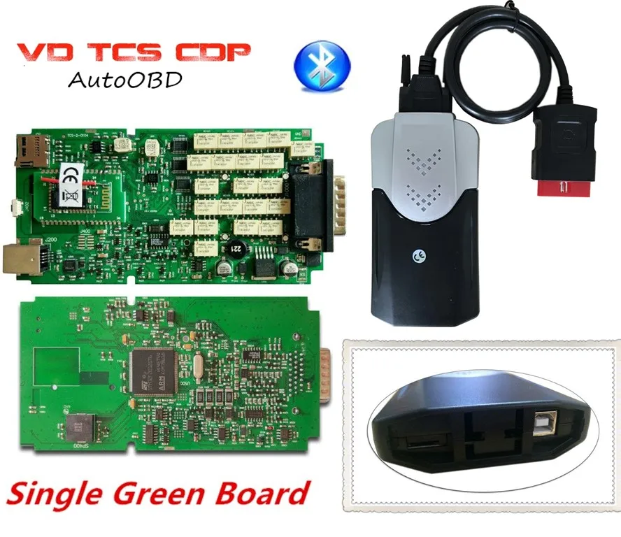 DHL качество A + 2018 Лучшая цена один зеленый PCB VD TCS CDP PRO plus 2015 03 новый релиз Multidiag NEC