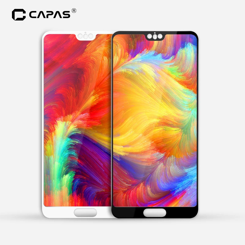 Для huawei P20 Защитная пленка для экрана из закаленного стекла полная передняя