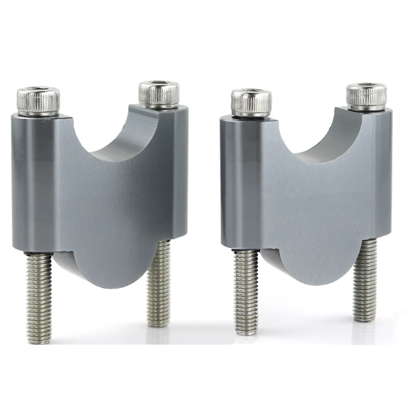 Titanium Riser 40mm 22 мм 7/" стоянок CNC Заготовка для Honda CB500F CB650F CB600F Hornet 599 CB900F Hornet 900 CB250F Hornet250 CB300F CB400 - Цвет: Titanium Riser 40mm