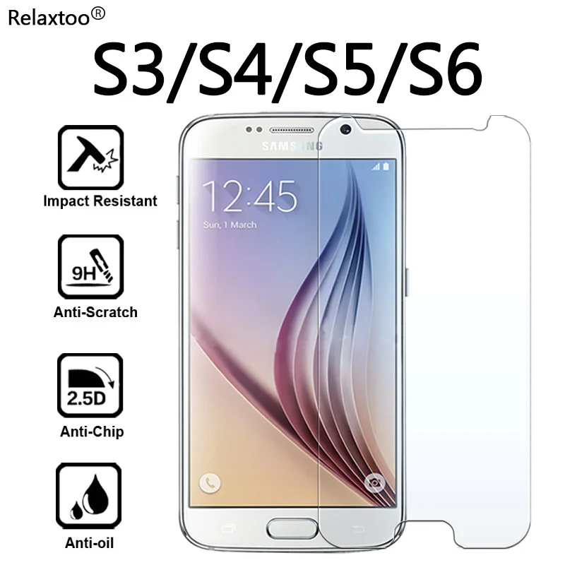 Защитное стекло на galaxy s3 s4 s5 s6 для Samsung 3 s 4s 6s защита экрана 4 5 6 закаленное galax samsun
