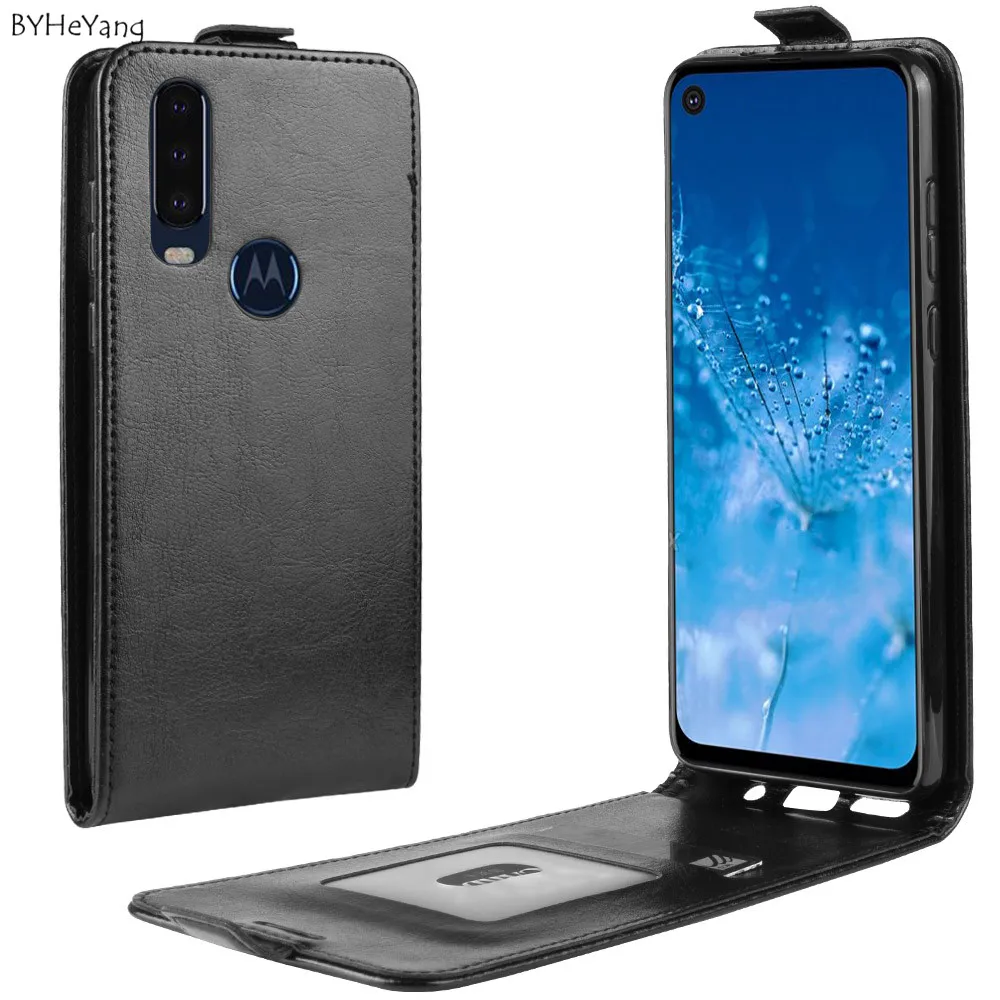 Чехол для Motorola MOTO P40 Power вертикальный защитный чехол из искусственной кожи