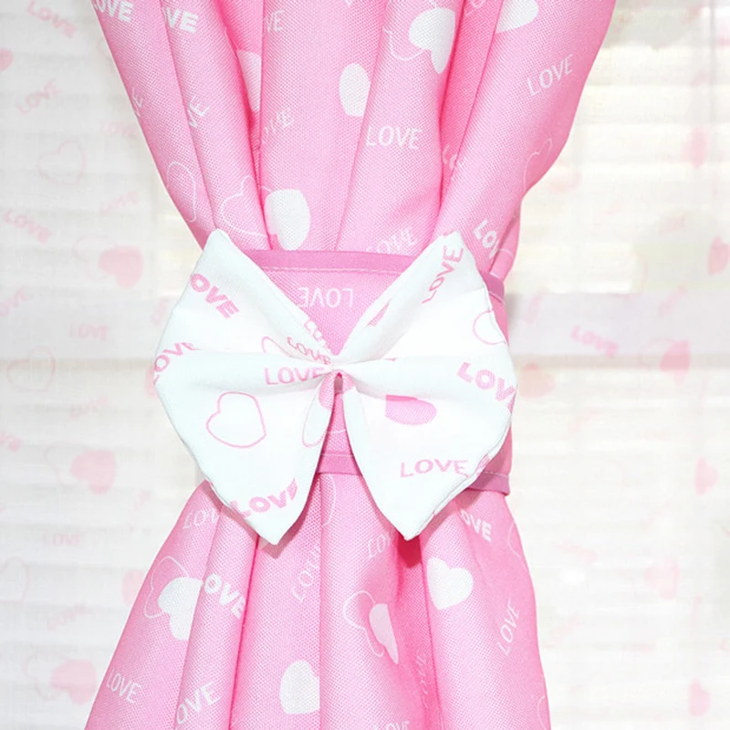 Занавески в пасторальном стиле Короткие шторы с цветочным принтом для принцессы