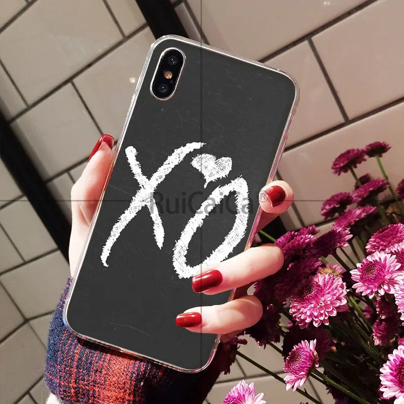 Мягкий силиконовый чехол для телефона Ruicaica The Weeknd xo Apple iPhone 8 7 6 6S Plus X XS MAX 5 5S SE XR |