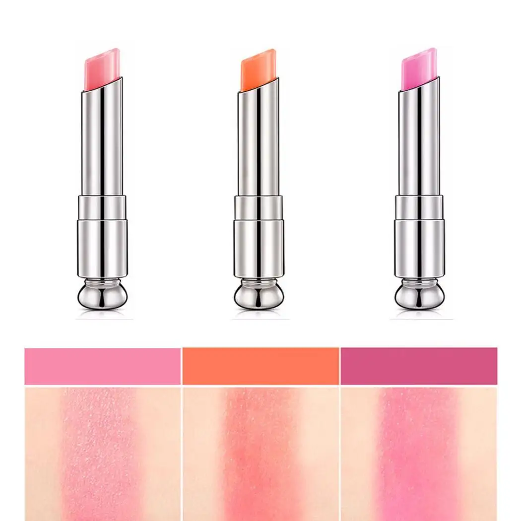 Женский влагостойкий цветной бальзам для губ всех типов кожи 3 года 8 г|Бальзам